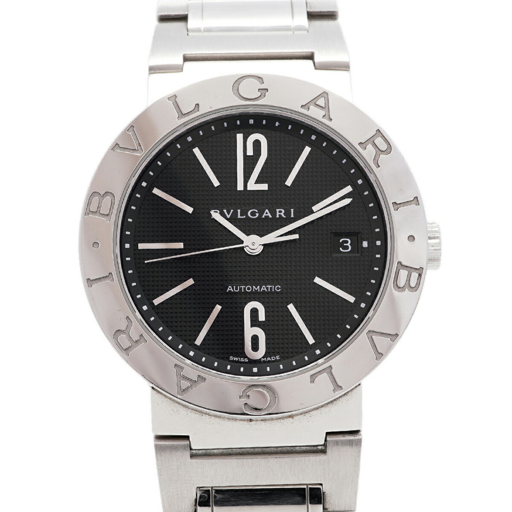 Bvlgari BB38SSAUTO Black Dial Men's Watch